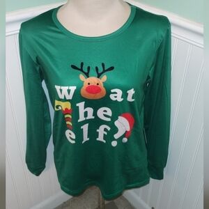 Woman's What The Elf long sleeve Christmas shirt